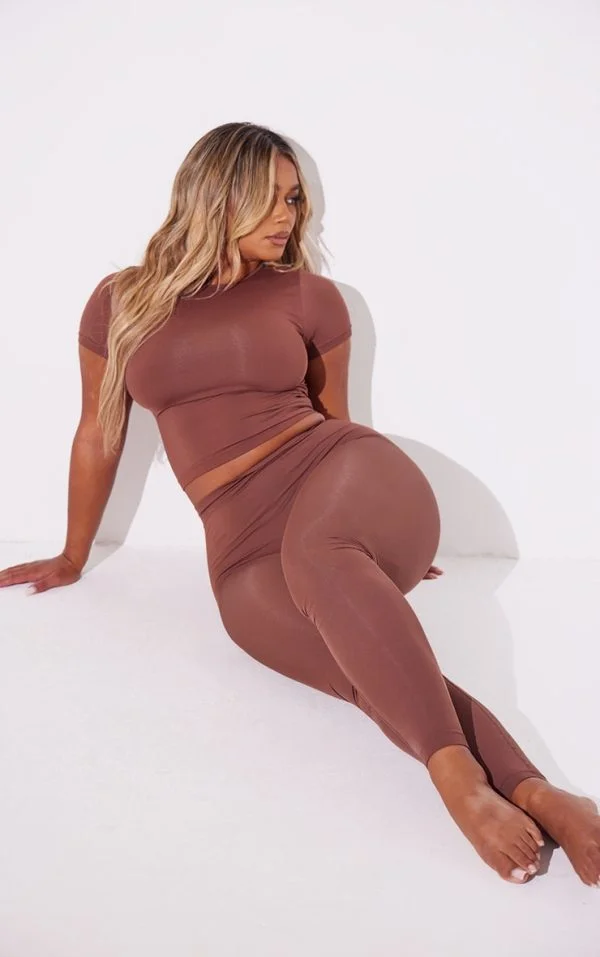 Shape Chocolate Stretch Seamless Legging
