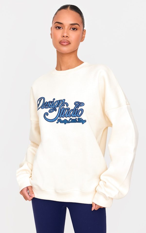 Ecru Design Studio Embroidered Sweatshirt