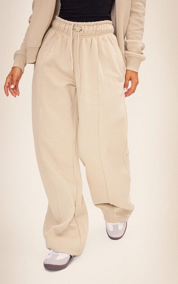 Petite Pebble Drawstring Detail Straight Leg Sweatpants