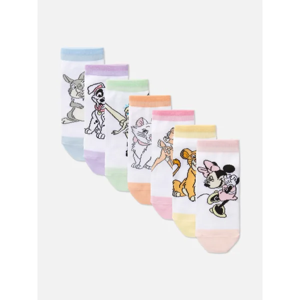 7-Pack Disney Character Socks - Multi
