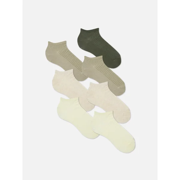 7-Pack Shoe Liner Socks - Green