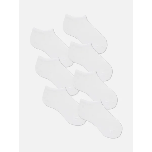 7-Pack Sneaker Socks - White