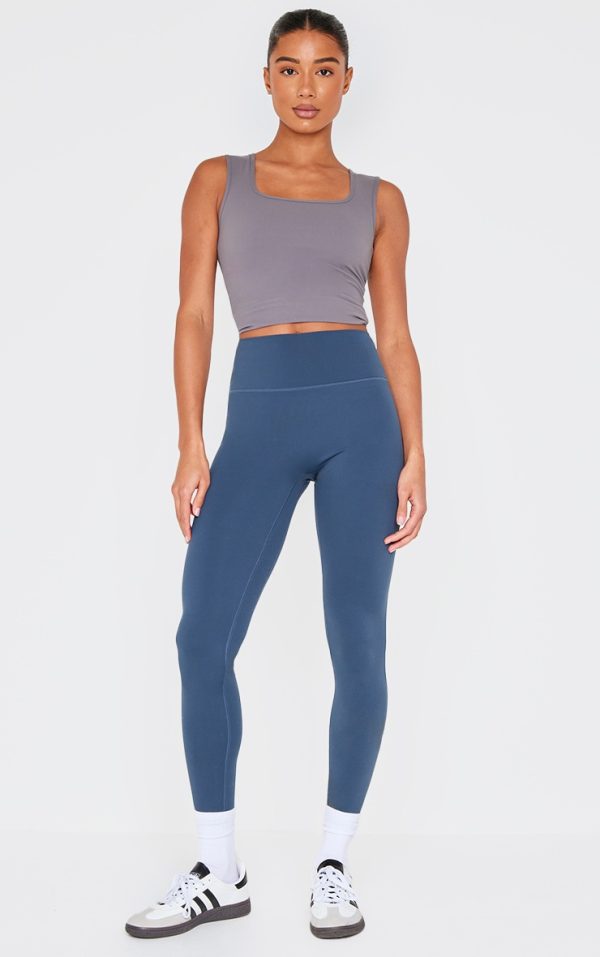 Midnight Blue Ultimate Sculpt High Waisted Gym Leggings