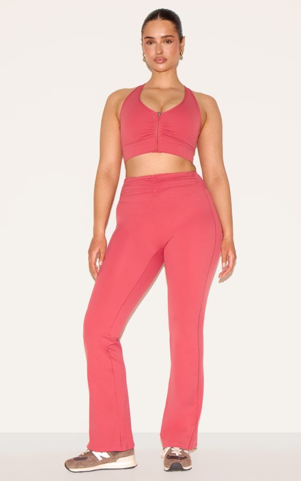 Shape Rose Active Ruched High Waisted Yoga Pants
