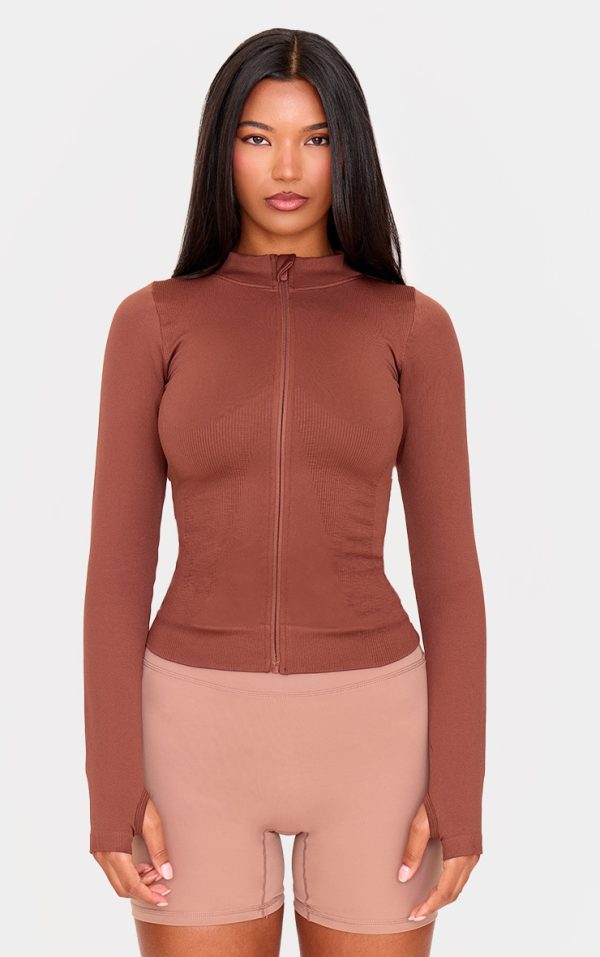 Chocolate Seamless Jacket