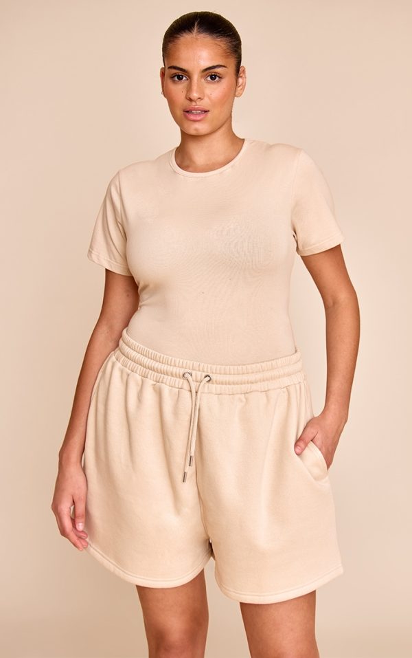 Plus Stone Sweat Shorts