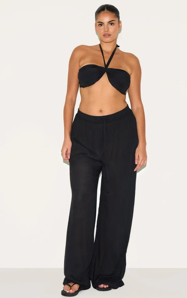 Plus Black Pants & Top Set