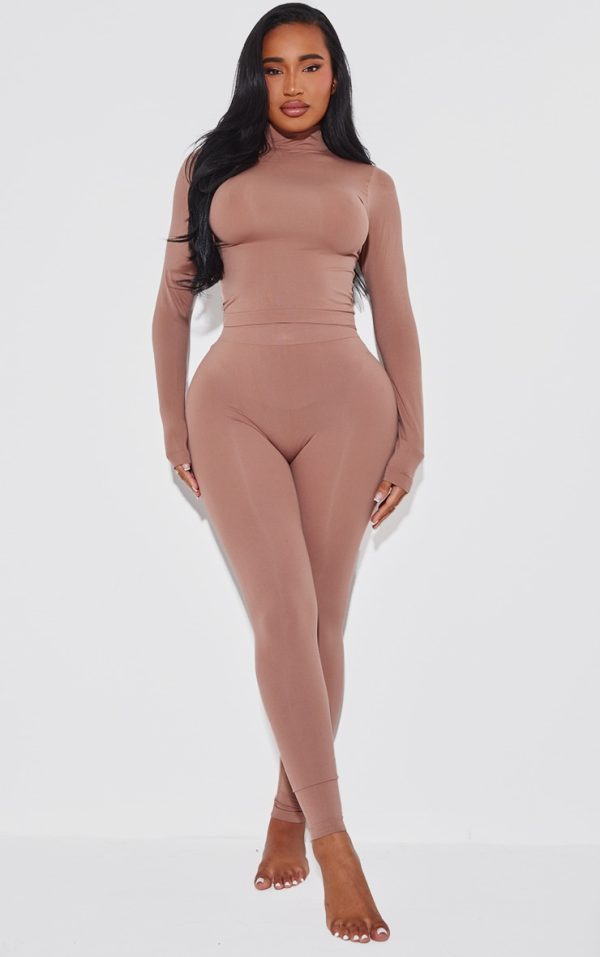 Shape Taupe Stretch Seamless High Waisted Leggings
