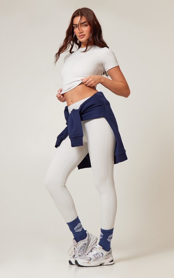 Slate Grey Ultimate Sculpt High Waist Gym Leggings