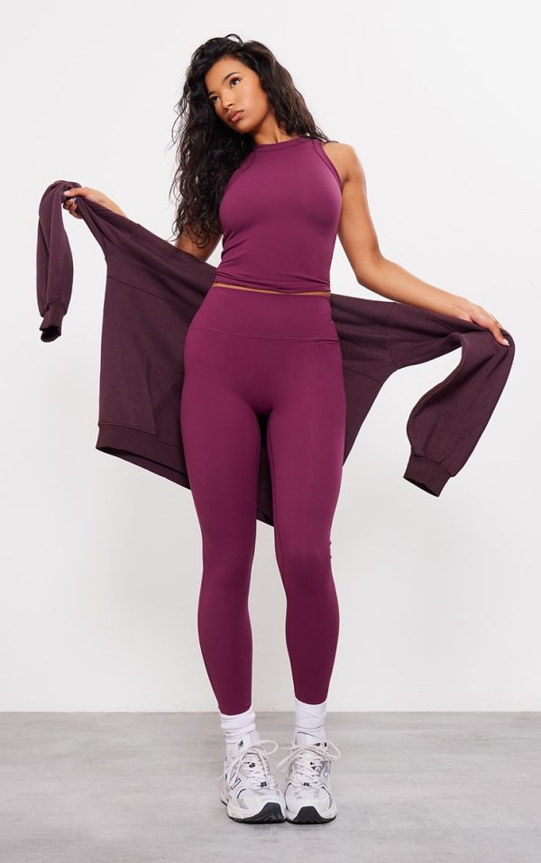 Plum Sculpt High Waist Gym Legging