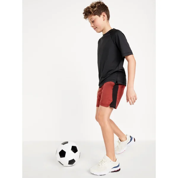 Above Knee StretchTech Performance Shorts for Boys - CARMINE
