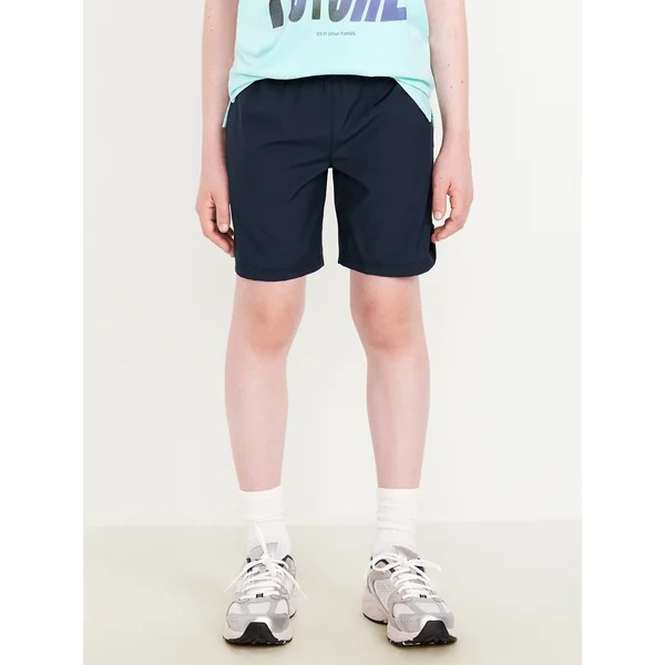 Above Knee StretchTech Performance Shorts for Boys - Medium Navy