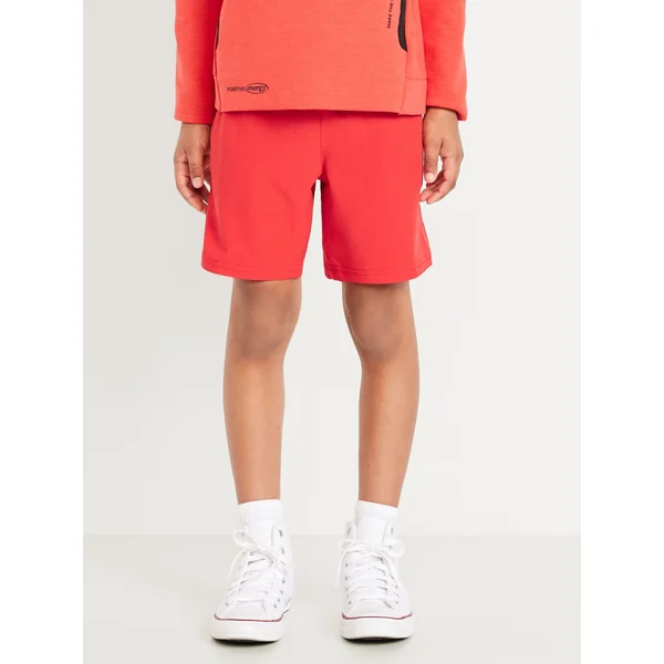 Above Knee StretchTech Shorts for Boys - Scotty Red