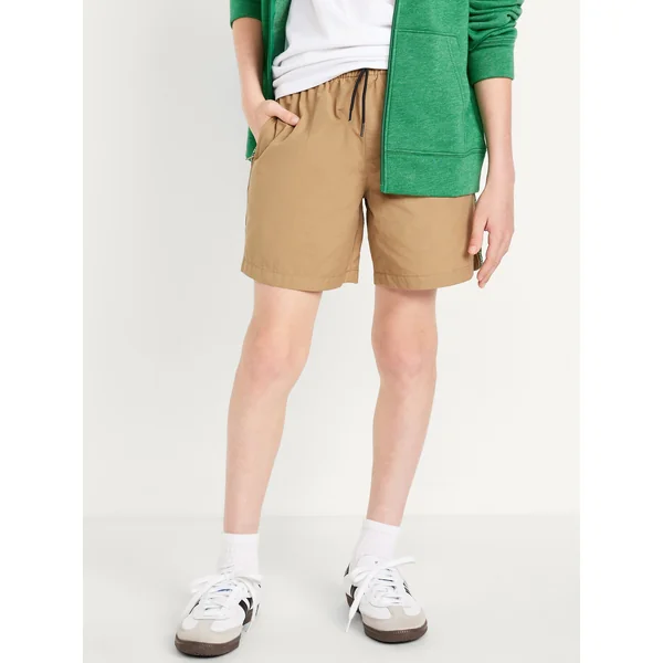 Above Knee Tech Zip-Pocket Shorts for Boys - SLICED BREAD