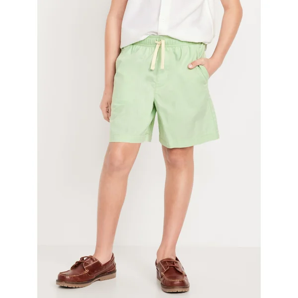Above Knee Twill Pull-On Shorts for Boys - AMBROSIA