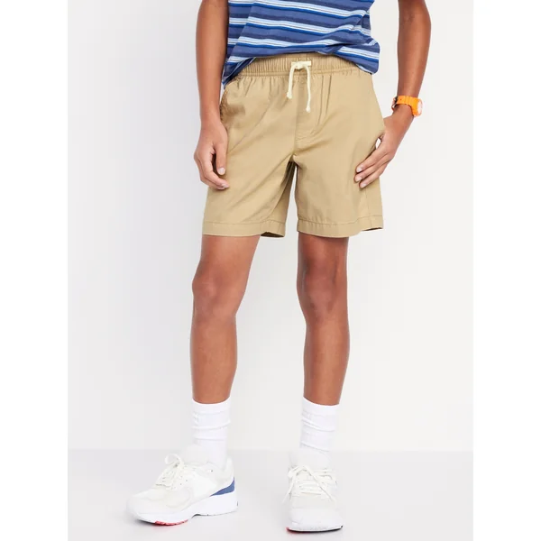 Above Knee Twill Pull-On Shorts for Boys - Shore Enough