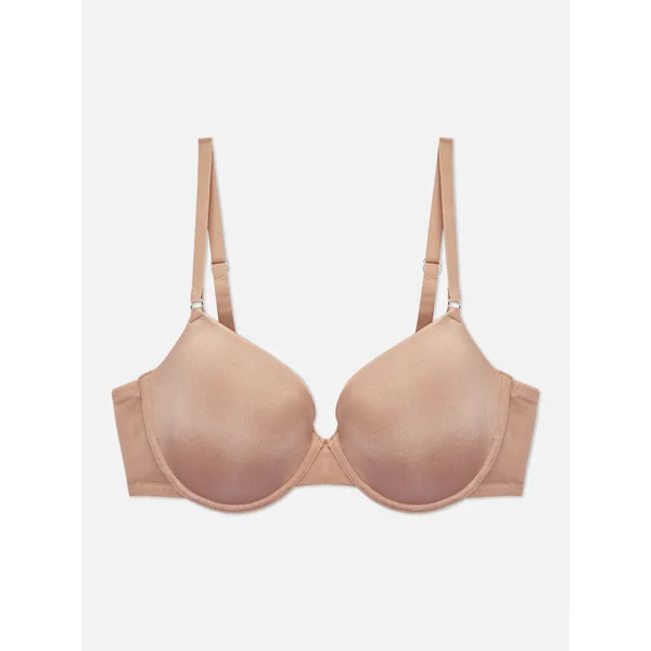 A-D Essential Full Cup Padded T-Shirt Bra - Sand