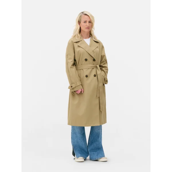 Adaptive Double-Breasted Trench - Beige