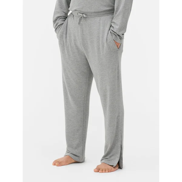 Adaptive Pajama Bottoms - Gray Heather