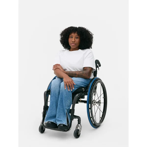 Adaptive Seated Cotton T-Shirt - White