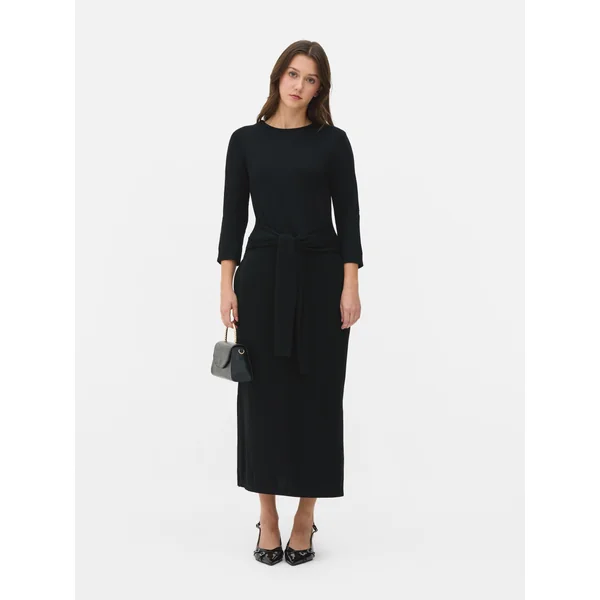 Adaptive Wrap Dress - Black
