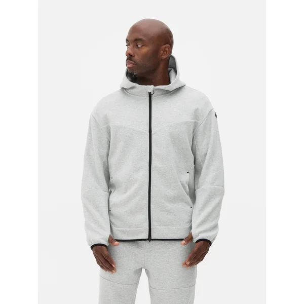 Adaptive Zip Hoodie - Gray Heather