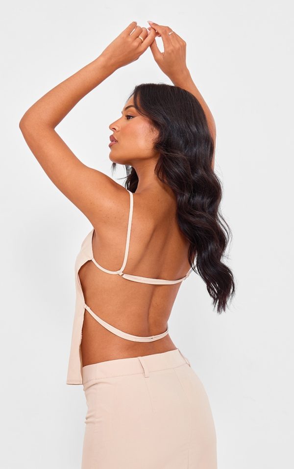 Tall Stone Open Back Top