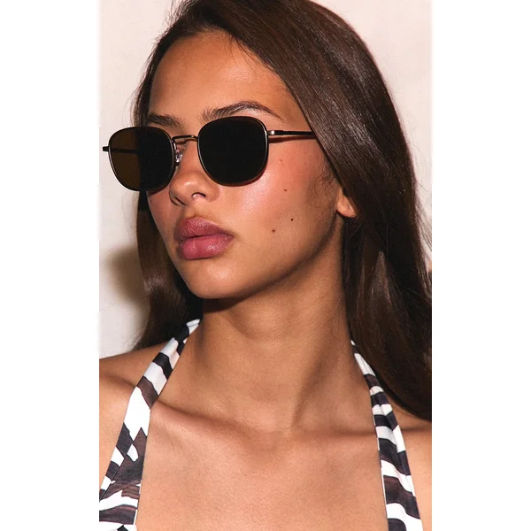 A.KJÆRBEDE Hello Sunglasses - Matte Brown