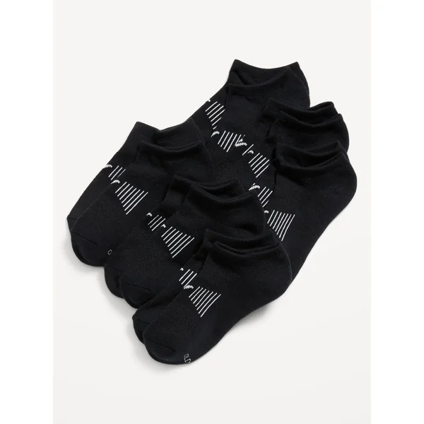 Ankle Go-Dry Performance Socks 6-Pack for Boys - BlackJack