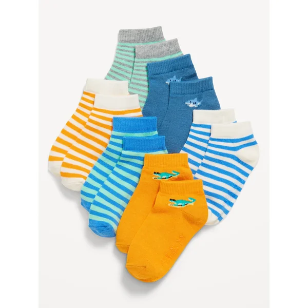 Ankle Socks 6-Pack for Toddler & Baby - Sharks