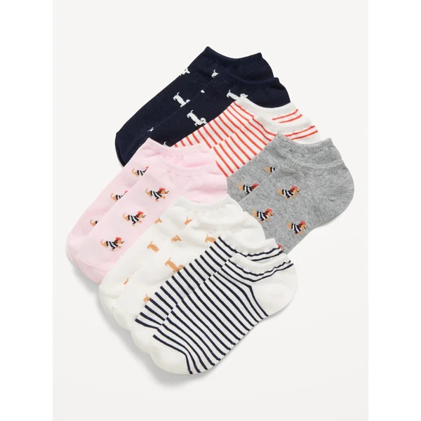 Ankle Socks 6-Pack for Women - DOGGY LIFE