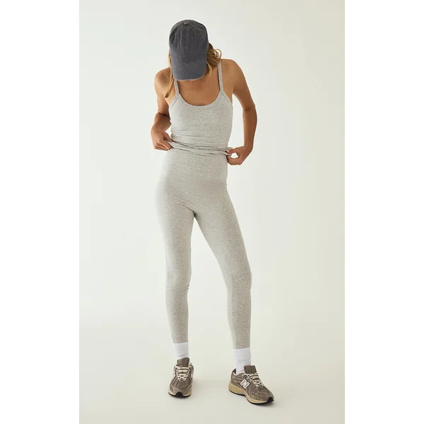 Ash Grey Sculpt Super High Waist Gym Leggings