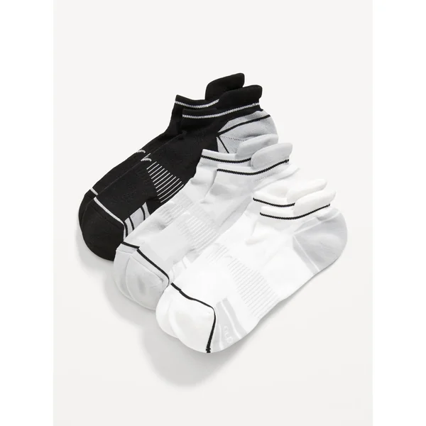 Athletic Ankle Socks 3-Pack for Women - Neutral