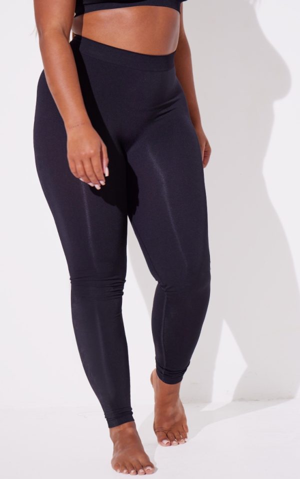 Shape Black Stretch Seamless Leggings