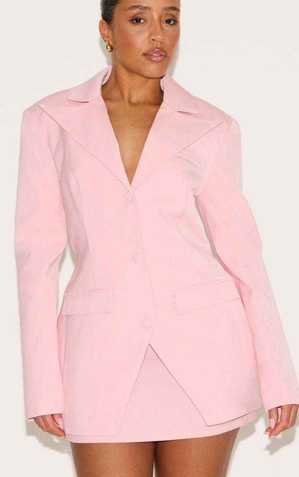 Shape Blush Linen Look Mini Skirt