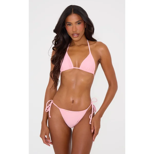 Baby Pink Mix & Match Triangle Bikini Top