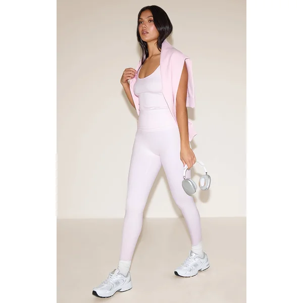 Baby Pink Sculpt High Waist Leggings