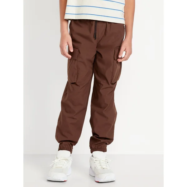 Baggy Cargo Pants for Boys - Espresso