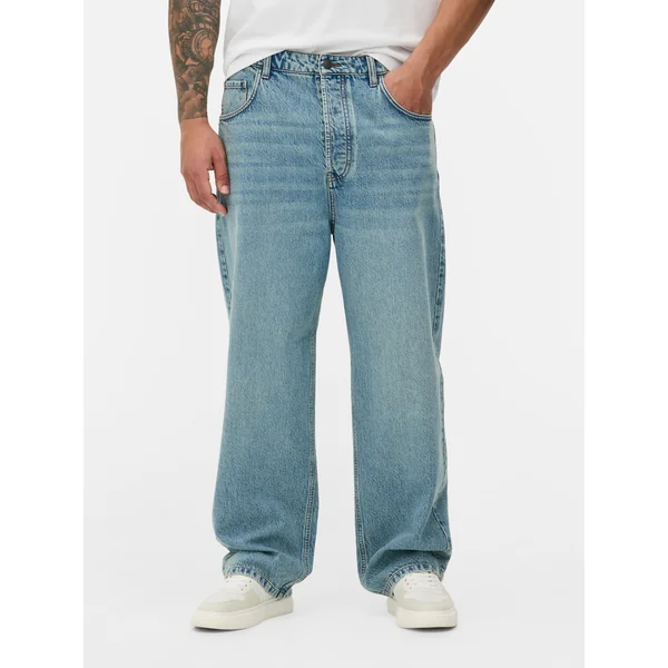 Baggy Jeans - Mid Blue
