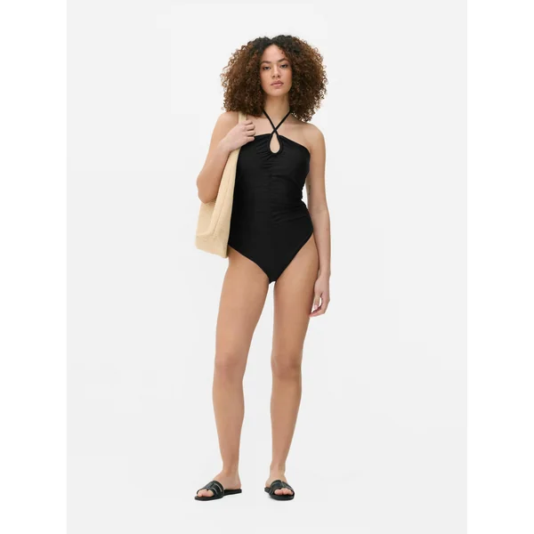 Bandeau Control Swimsuit - Black