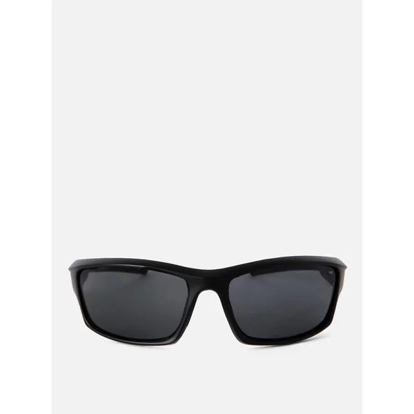 Basic Plastic Sports Sunglasses - Black