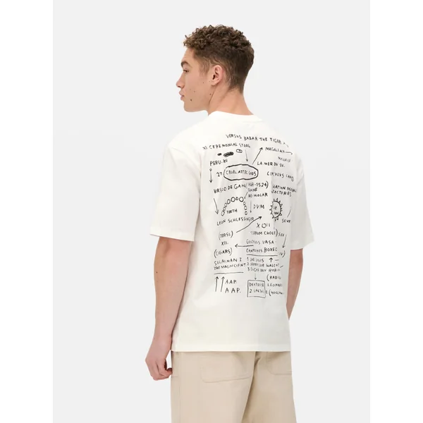Basquiat White/Black T-Shirt - Ivory