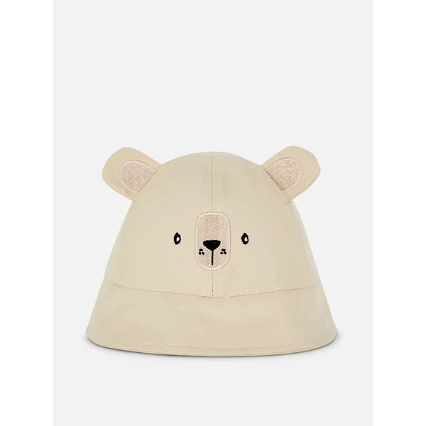 Bear Bucket Hat - Stone