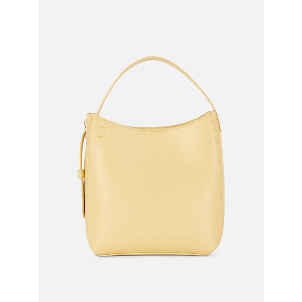 Belted Bucket Mini Tote - Yellow