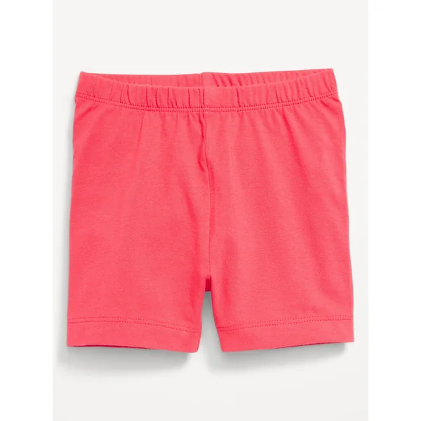 Biker Shorts for Toddler Girls - BRIGHT CERISE