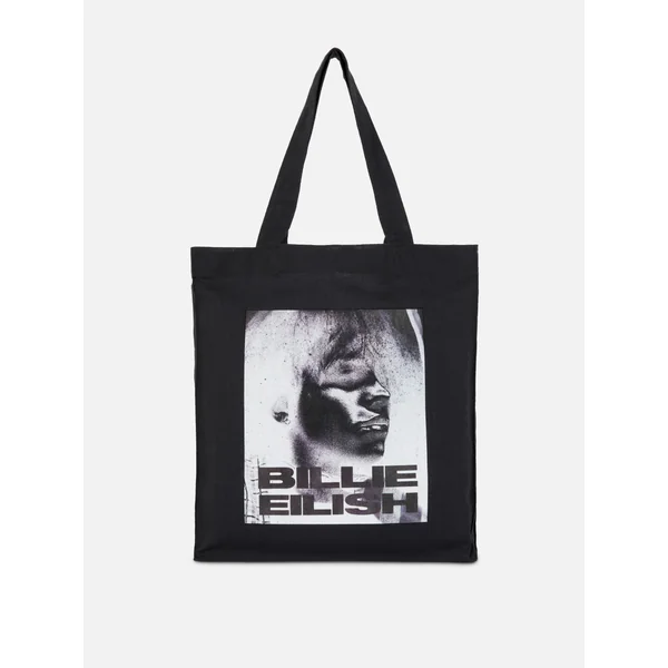Billie Eilish Canvas Bag - Charcoal
