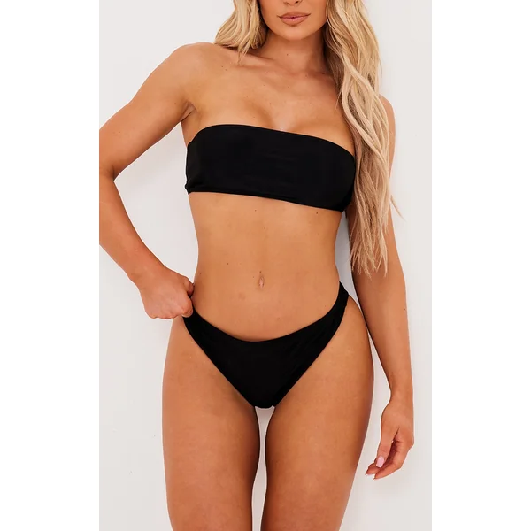 Black Mix & Match Cheeky Bum Bikini Bottoms