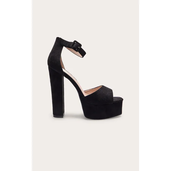 Black Platform High Sandal