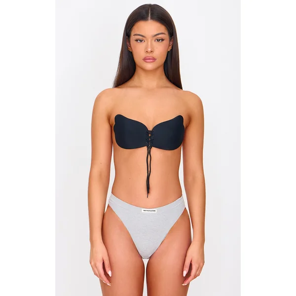Black Push Up Stick On Bra