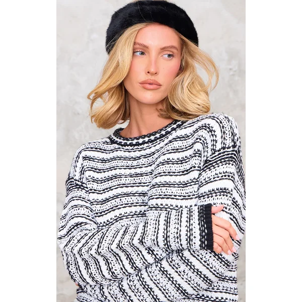 Black Soft Faux Fur Headband